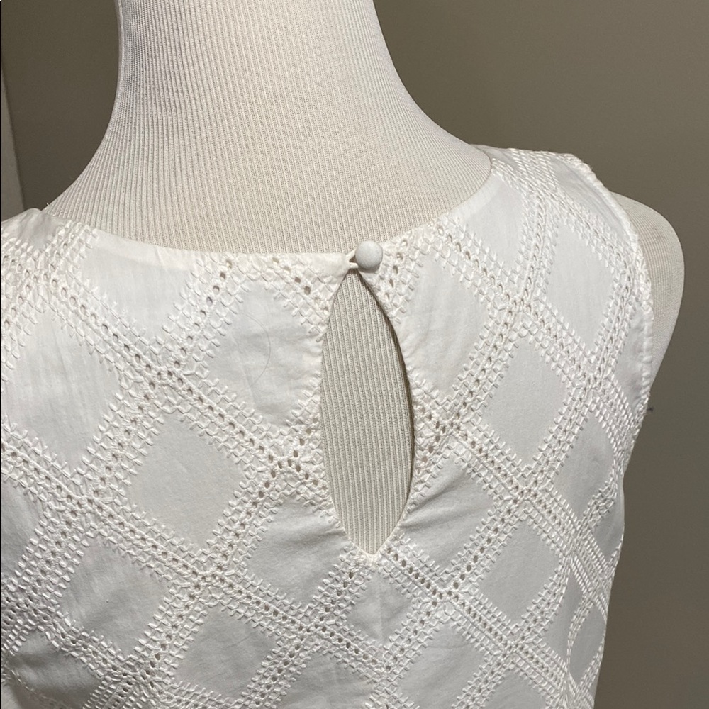 Tommy Bahama White Textured Mini Dress - Picture 4 of 9